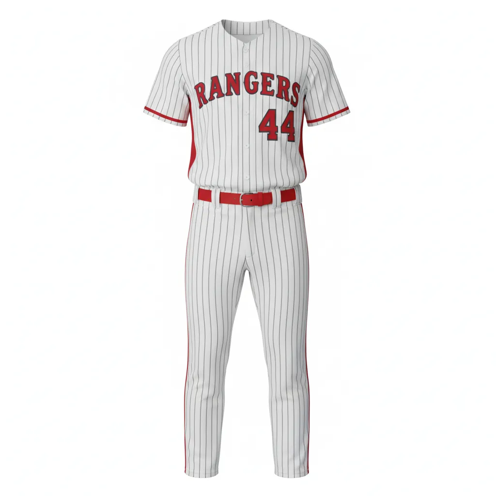 Full Button Baseball Uniforms
