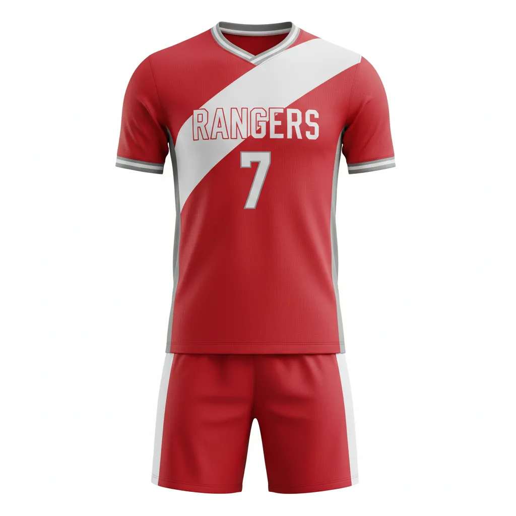 V Neck Soccer Uniform