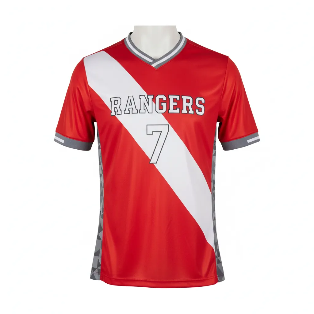 Custom V Neck Soccer Jersey