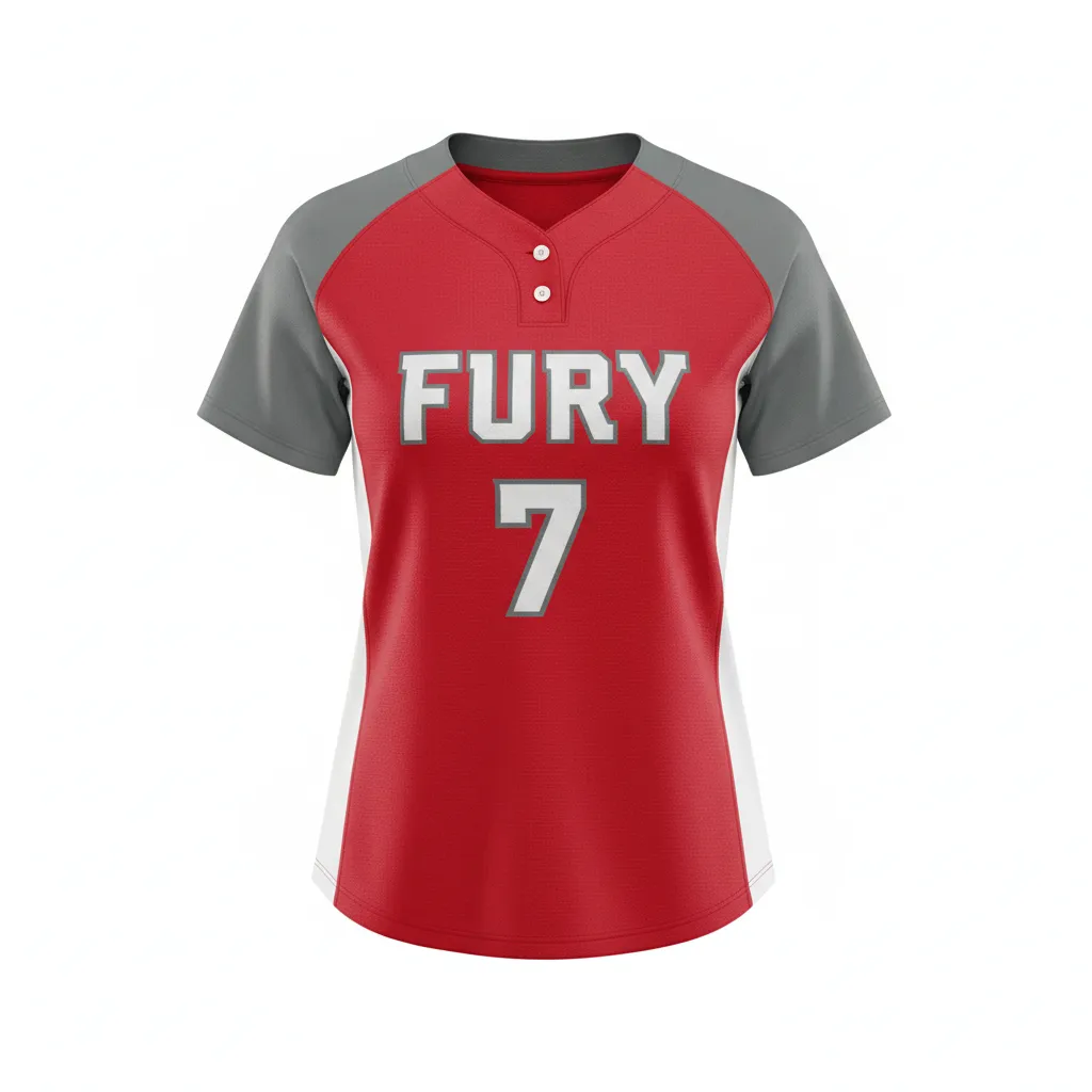 2 Button Softball Jersey