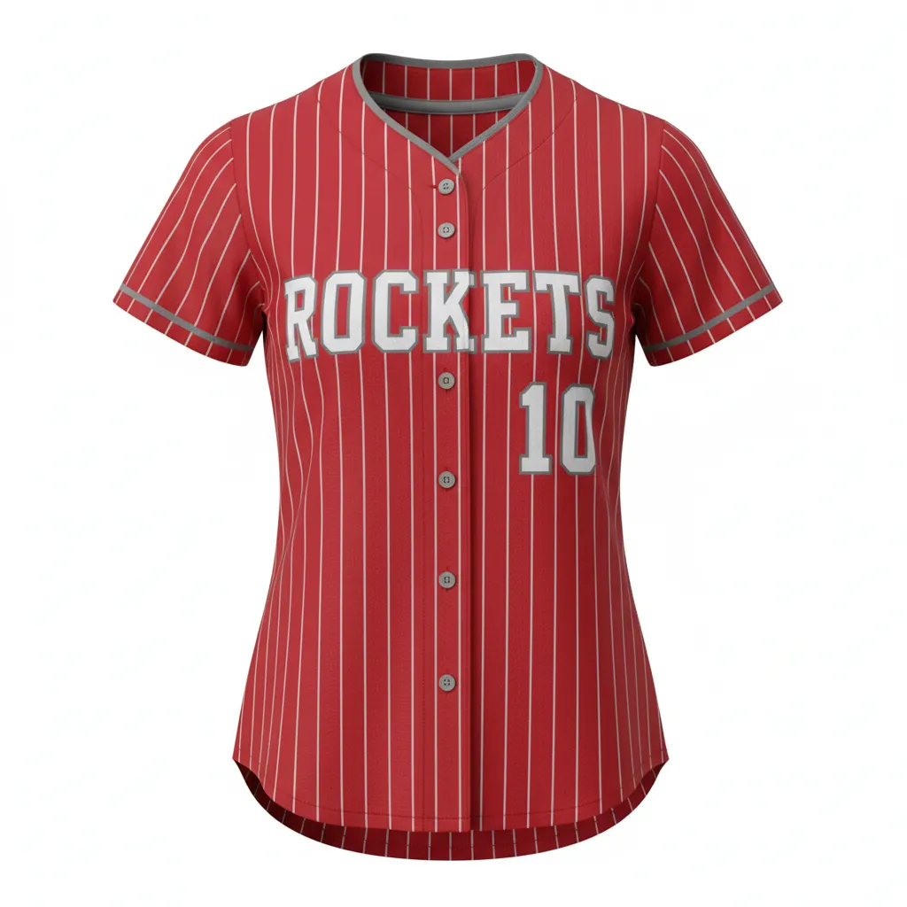 Full Button Softball Jersey