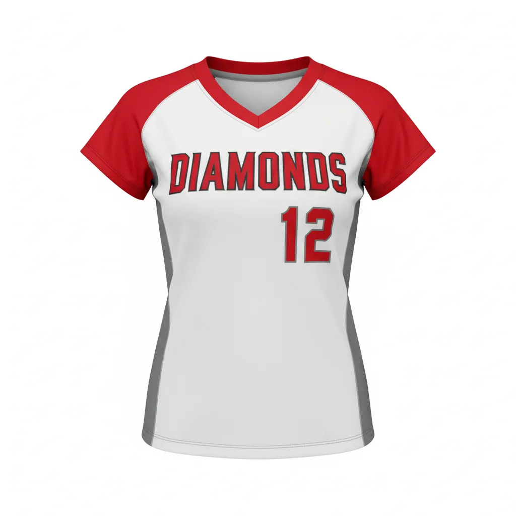 V Neck Softball Jersey